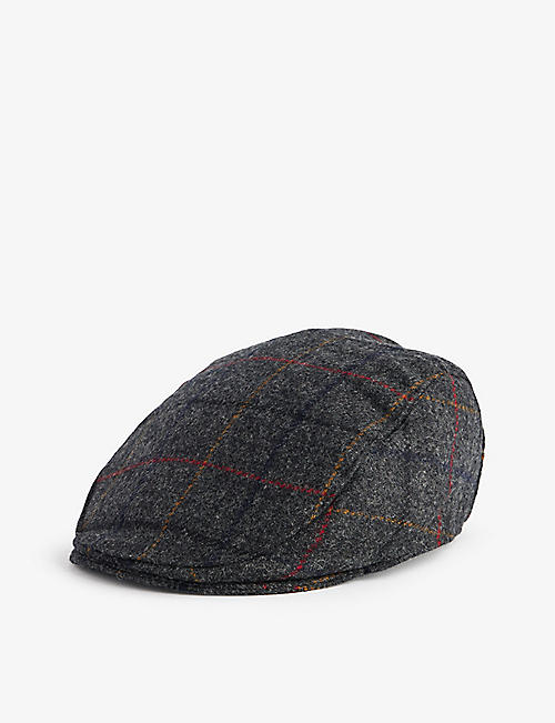 DENTS: Fonthill flat-crown wool cap