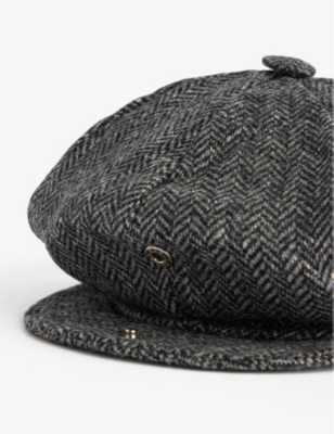 Shop Dents Men's Charcoal Durleigh Round-crown Wool Cap