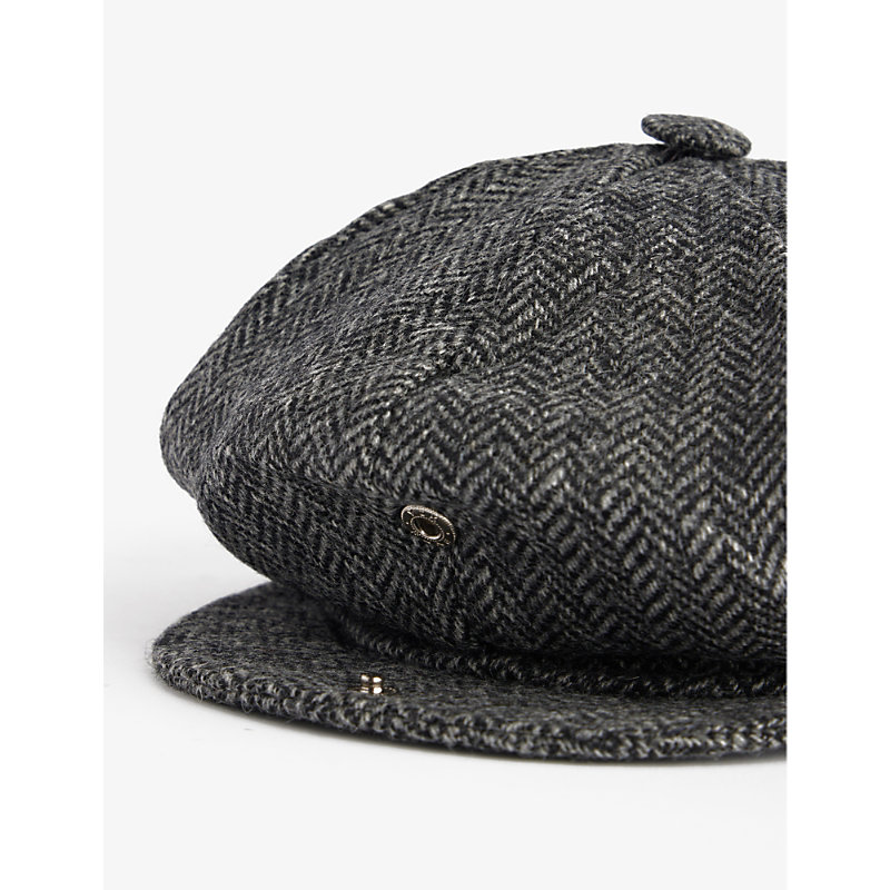 Shop Dents Men's Charcoal Durleigh Round-crown Wool Cap