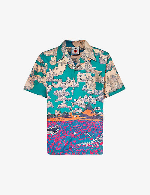 ICECREAM: Cloud World graphic-print cotton shirt