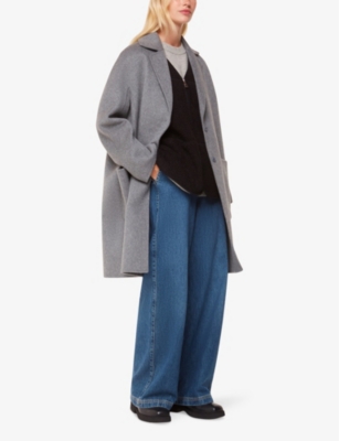 WHISTLES: Ultimate cashmere crew-neck knitted jumper