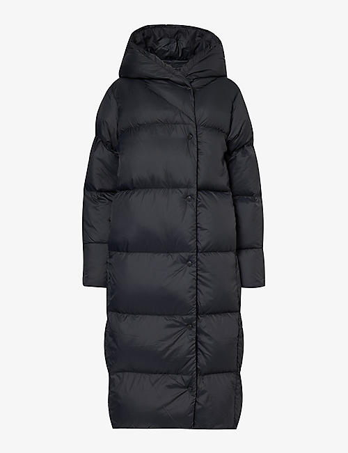 CANADA GOOSE: Hooded funnel-neck shell-down jacket