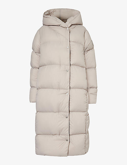 CANADA GOOSE: Hooded funnel-neck shell-down jacket