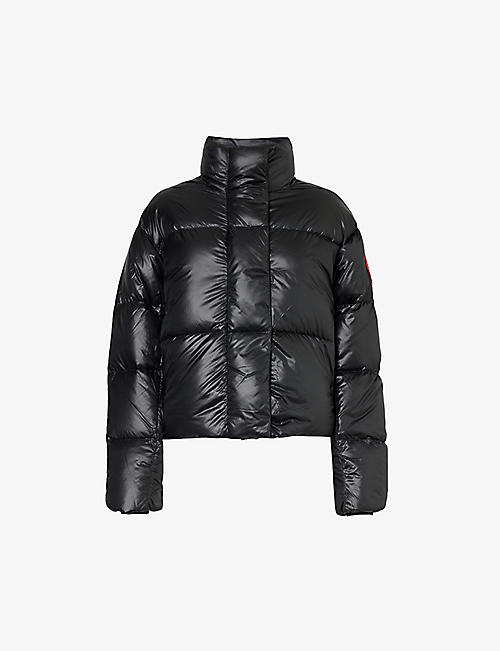 CANADA GOOSE: Cypress cropped shell-down jacket