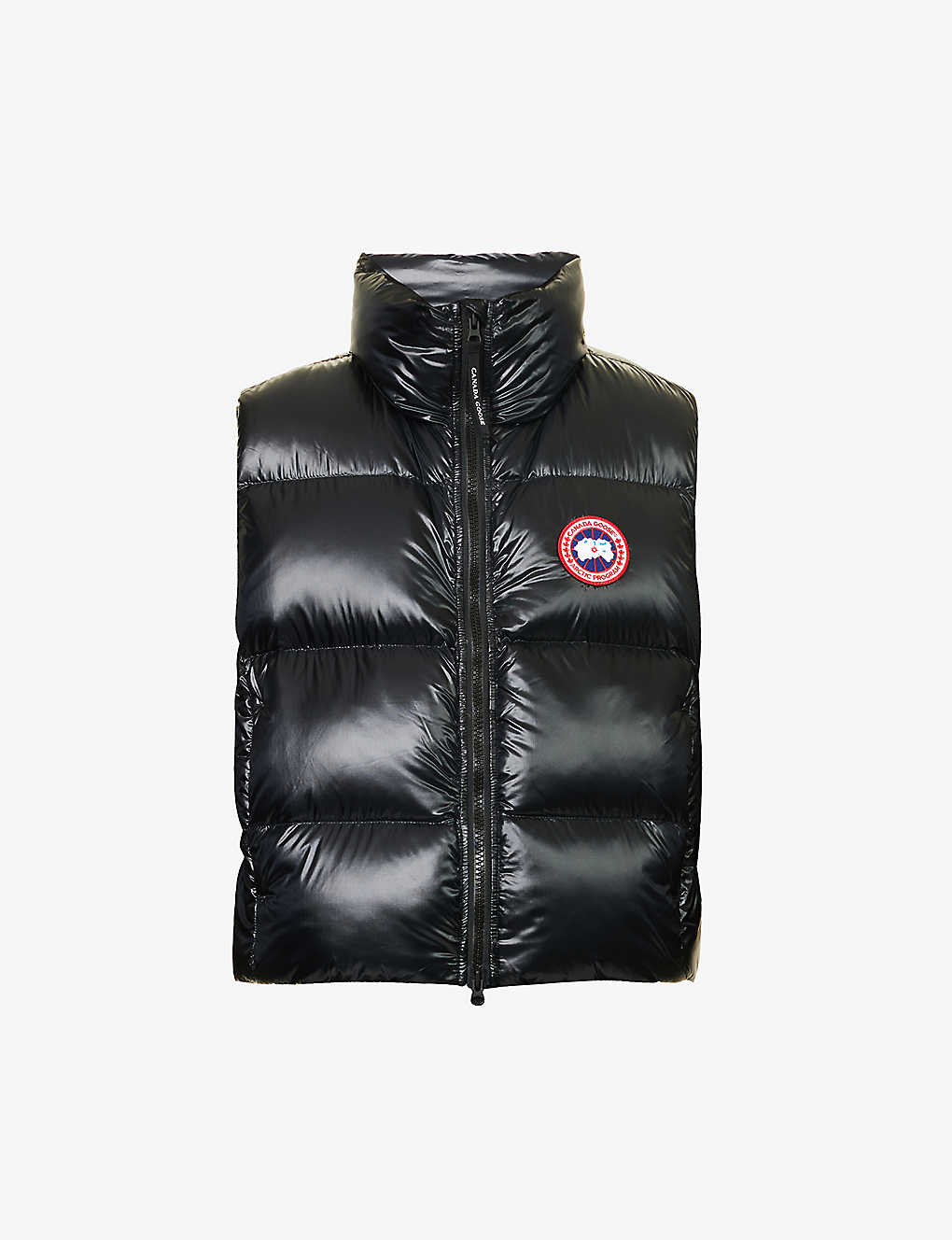 Canada Goose Womens Black Cypress Padded Shell-down Gilet