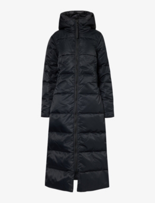 Canada Goose Womens Black Mystique Quilted-shell Parka