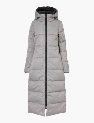 Shop Canada Goose Women's Willow Grey Mystique Quilted-shell Parka