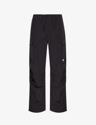 Billionaire Boys Club Mens Black Arch Relaxed-fit Straight-leg Cotton-blend Cargo Trousers