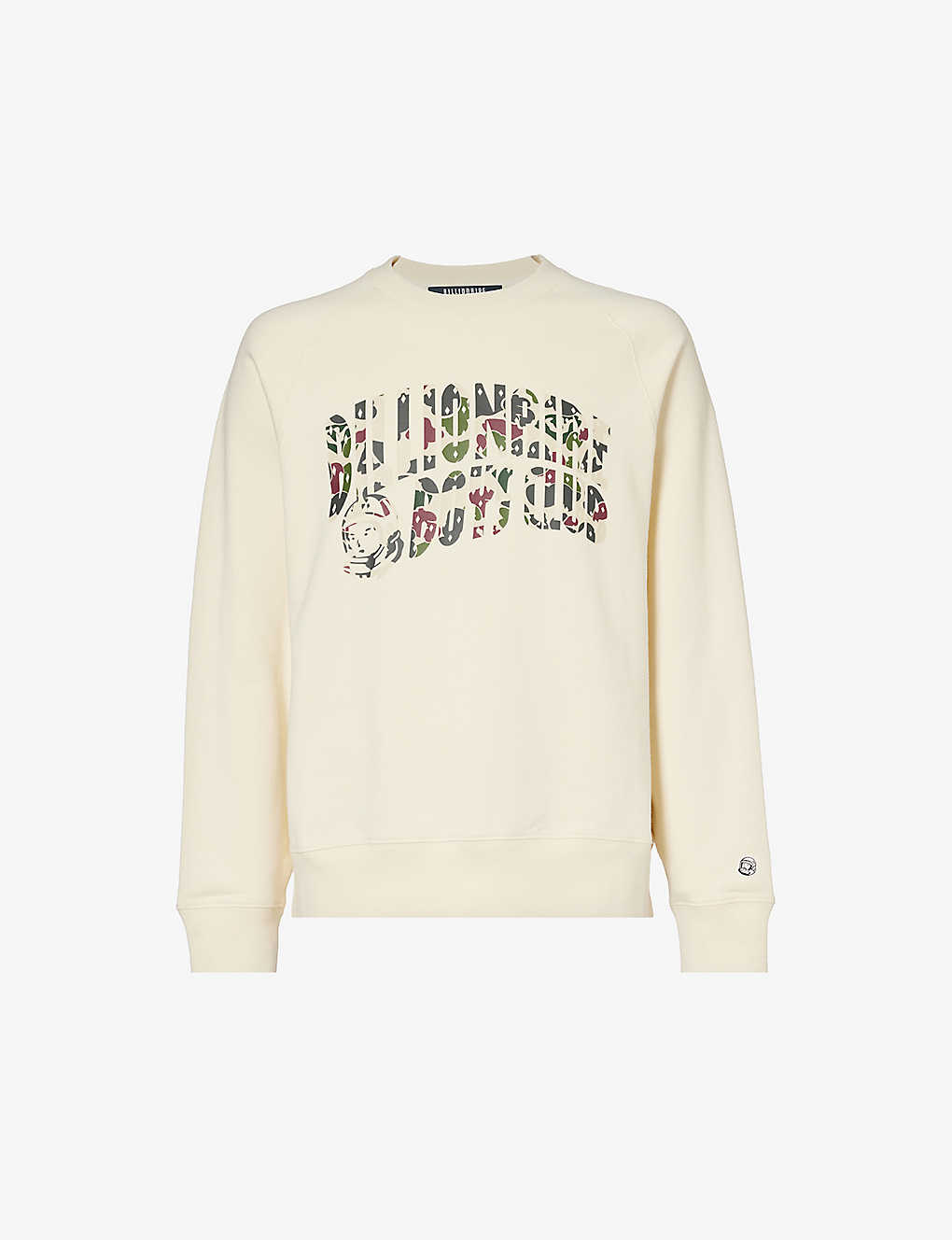 Shop Billionaire Boys Club Camo Arch Graphic-print Cotton-jersey Sweatshirt In Cream