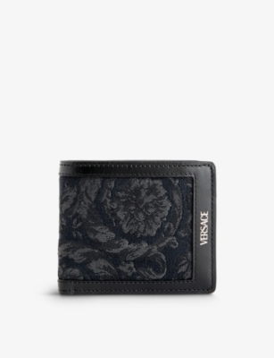 VERSACE - Baroque leather wallet