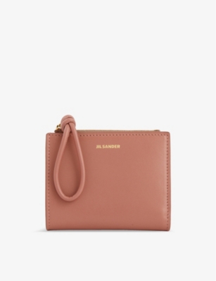 JIL SANDER - Giro brand-embossed leather wallet | Selfridges.com