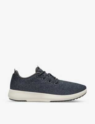 Allbirds Womens Natural Black Nt Wht Wool Runner Mizzle Merino-wool Low-top Trainers