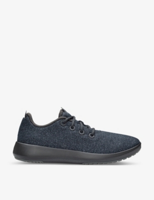 Allbirds Womens Natural Black Wool Runner Mizzle Merino-wool Low-top Trainers