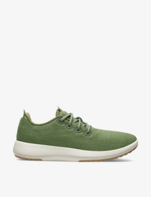 ALLBIRDS ALLBIRDS WOMENS THUNDER GREEN WOMEN'S WOOL RUNNER MIZZLE MERINO-WOOL LOW-TOP TRAINERS