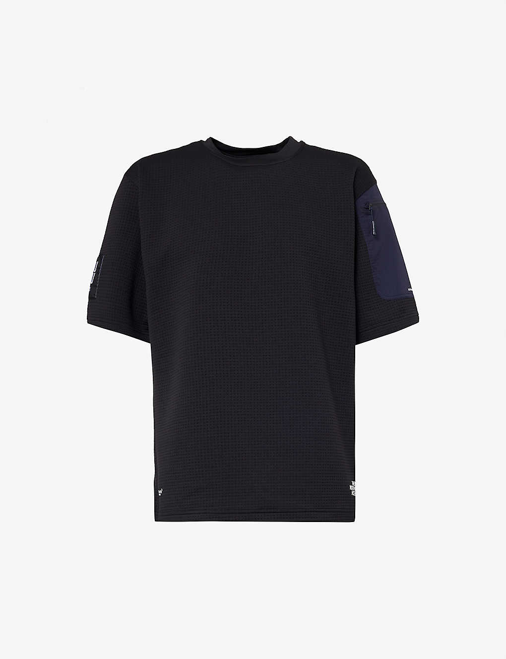 Shop The North Face Men's Black X Undercover Soukuu Brand-patch Woven T-shirt