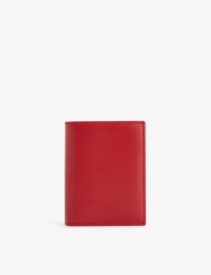 COMME DES GARCONS: Classic logo-debossed leather card holder