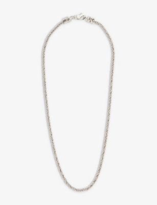 EMANUELE BICOCCHI EMANUELE BICOCCHI MEN'S SILVER MARGARITA TWISTED STERLING-SILVER NECKLACE