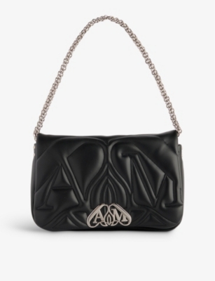 Alexander McQueen Mini Skull Jewel Spray-Print Crossbody Bag