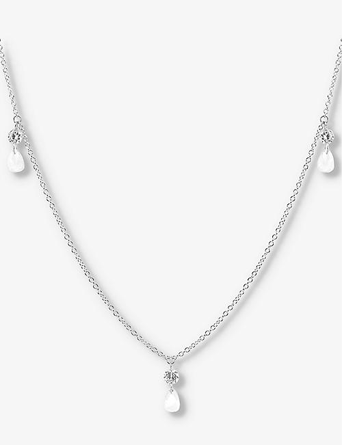 THE ALKEMISTRY: 18ct white-gold and 0.54ct diamond chain necklace