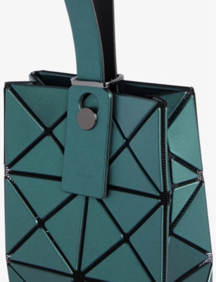 Shop Bao Bao Issey Miyake Green Lucent Pvc Top-handle Bag