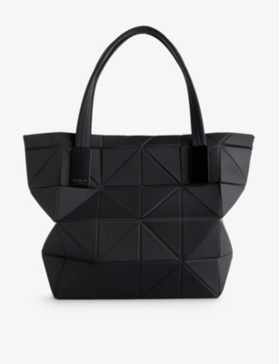 Bao Bao Issey Miyake Black Track Small Shell Shoulder Bag ModeSens