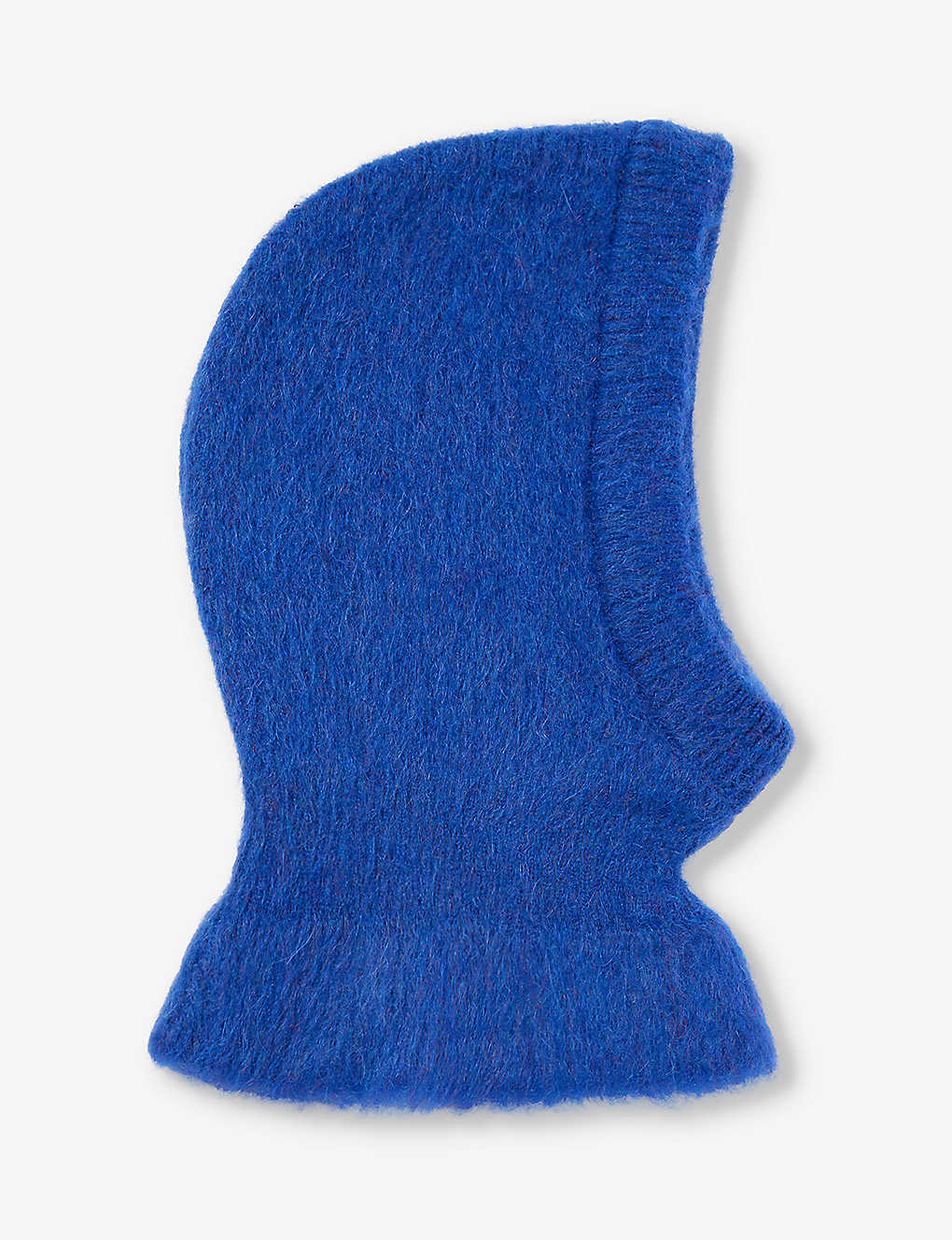 Lemaire Face-opening Brushed Balaclava In Electric Blue