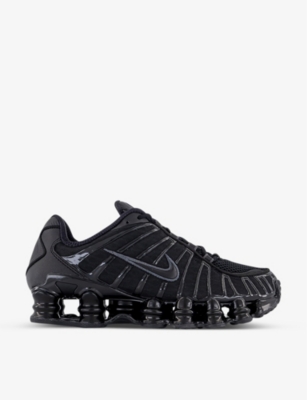 NIKE Shox TL leather mesh and shell low top trainers Selfridges