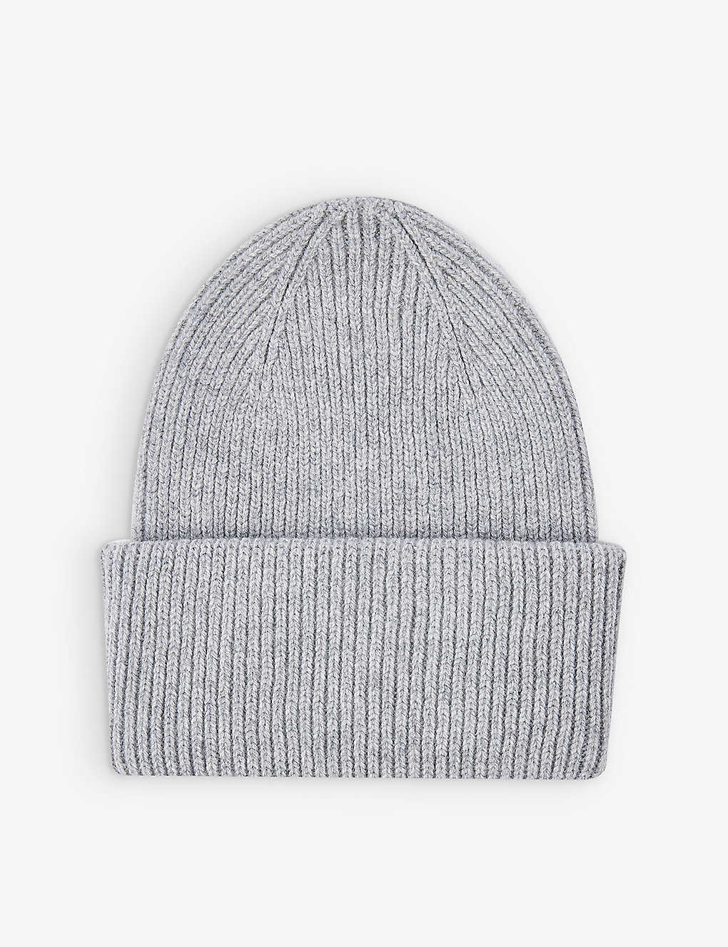 Colorful Standard Folded-brim Recycled-wool Beanie In Heather Grey