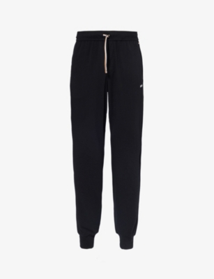 BOSS: Branded tapered-leg stretch-cotton jogging bottoms