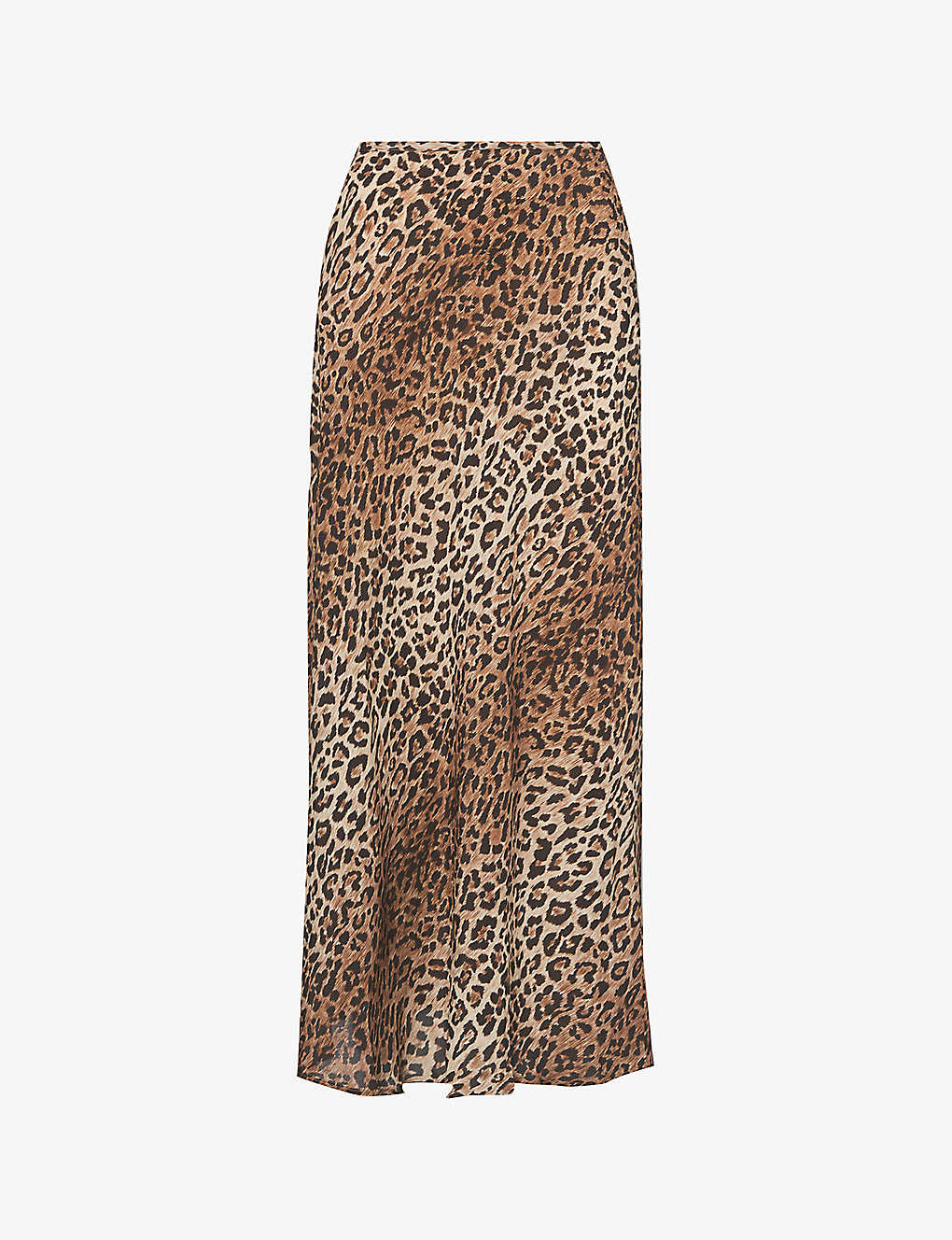 Rixo London Rixo Womens Leopard Kelly Leopard-print Woven-blend Maxi Skirt In Multi-coloured