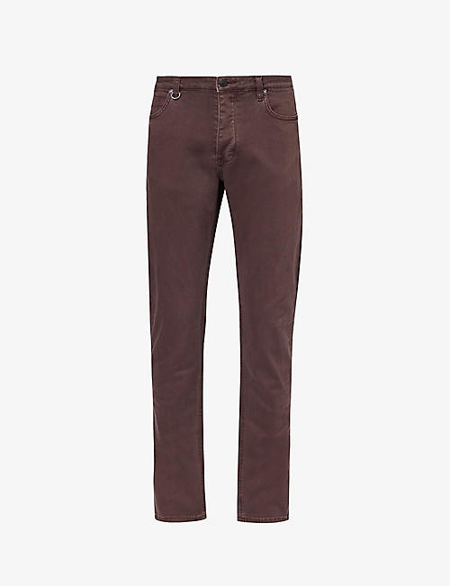 NEUW: Lou faded-wash slim-fit stretch-denim jeans