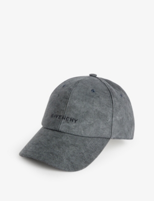 Givenchy Debossed Puffy 4g Curved Cap In Grey