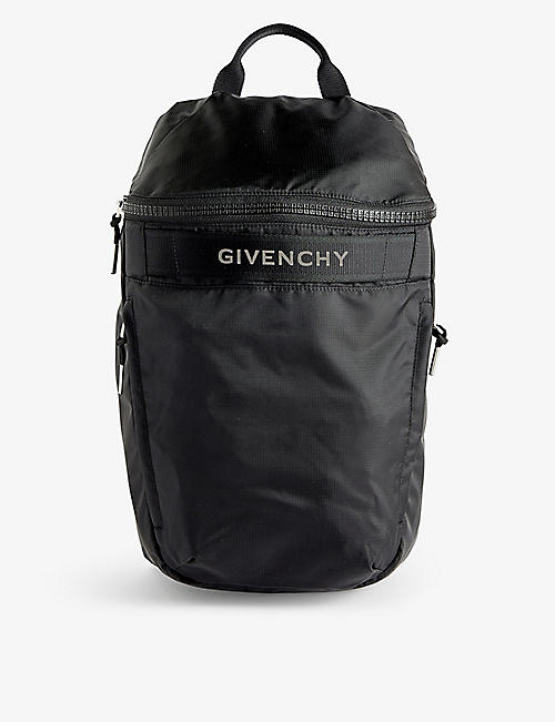 GIVENCHY: G-Trek branded woven backpack