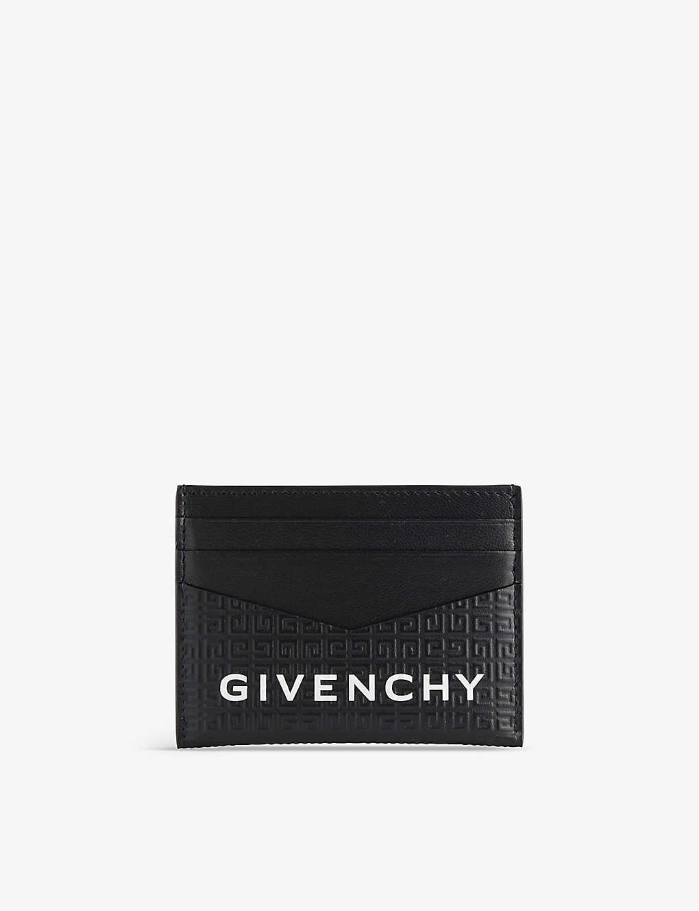 Givenchy Black G-essentials Leather Card Holder
