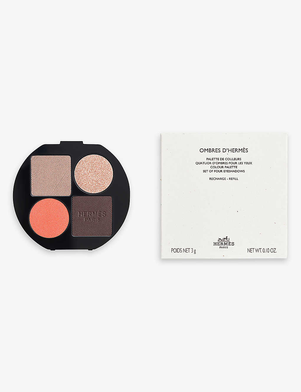 Hermes 03 Ombres Fauves Ombres D'hermès Eyeshadow Palette Refill 3g