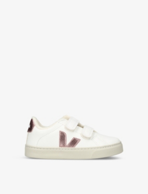 VEJA: Esplar logo-embroidered leather low-top trainers