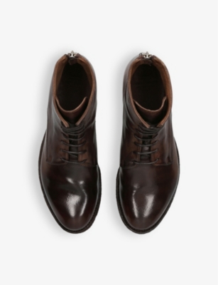 OFFICINE CREATIVE: Lexicon chunky-sole leather boots
