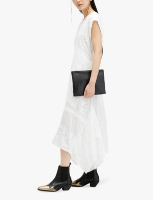 Gianna embroidered cotton maxi dress