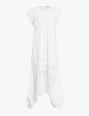 Gianna embroidered cotton maxi dress
