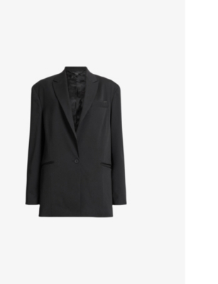 Allsaints Nellie One-button Blazer In Black