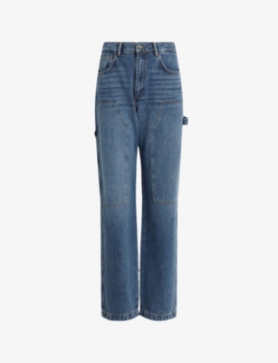 ALLSAINTS: Mia Carpenter straight-leg mid-rise denim jeans