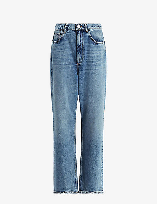 ALLSAINTS: Blake low-rise wide-leg denim jeans