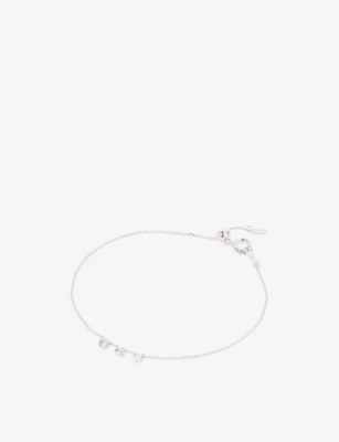 PERSEE PARIS: Danae 18ct white-gold and 0.25ct diamond bracelet