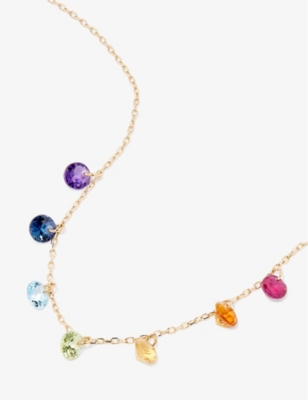 Vivienne Celebration Pendant, Yellow Gold, White Gold, Titanium, Diamonds  and Colored Gemstones - Jewelry - Categories