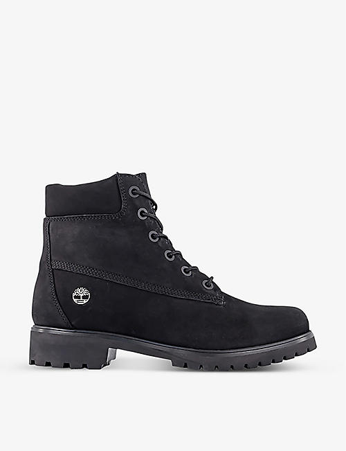 TIMBERLAND: Lyonsdale chunky-sole leather boots