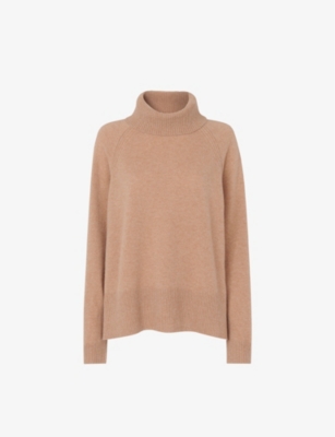 WHISTLES: Turtleneck relaxed-fit cashmere jumper