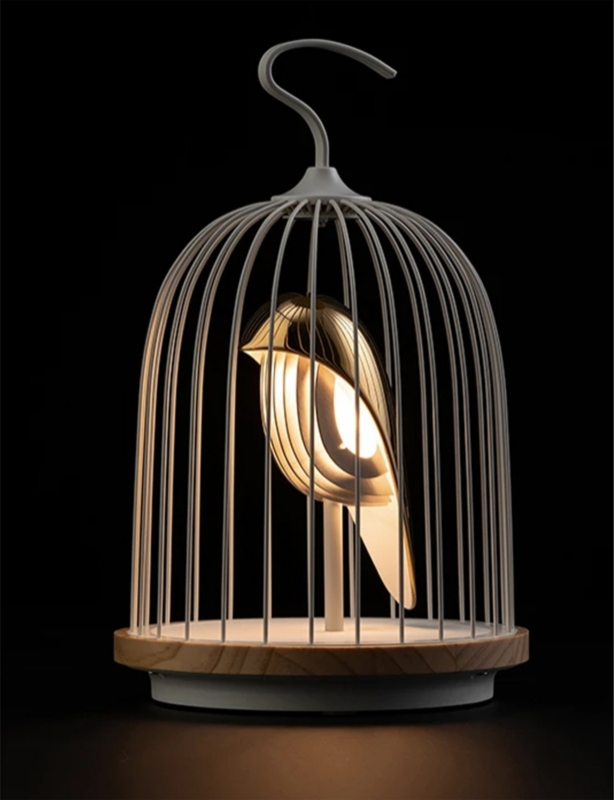 Jingoo Phoenix wireless bird cage speaker and lamp