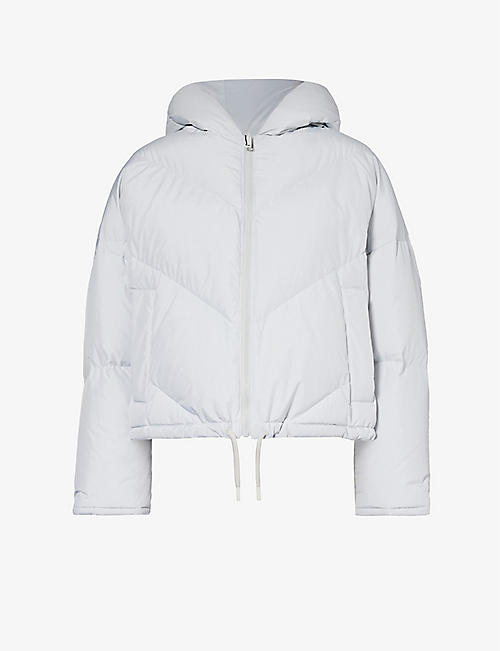 YVES SALOMON: Quilted relaxed-fit shell-down jacket