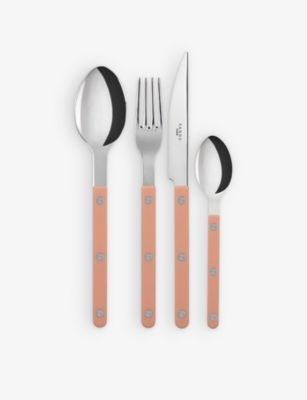 SABRE: Bistrot stainless-steel and acrylic cutlery set of four