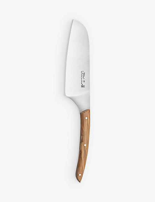 CLAUDE DOZORME: La Thiers stainless-steel Santoku knife 13cm